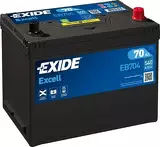 Аккумулятор Exide Excell 70 Ач  EB704