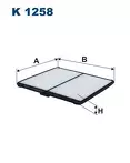 Фильтр Filtron  K 1258