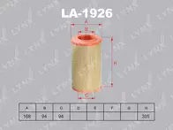 Воздушный фильтр Lynx LA-1926