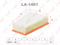 Воздушный фильтр Lynx  LA-1461