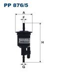 Топливный фильтр Filtron PP 876/5 PP 876/5