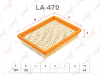 Воздушный фильтр Lynx  LA-470