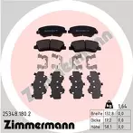 Передние тормозные колодки Zimmermann  25348.180.2