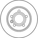 Тормозной диск TRW  DF2777