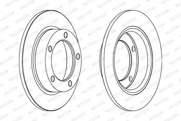 Ferodo DDF092 <span>тормозной диск полный</span>