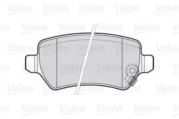 Valeo First 301584 <span>тормозные колодки задние</span>