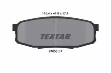Задние тормозные колодки Textar  2465301
