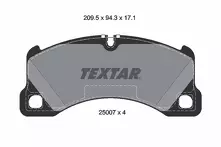 Передние тормозные колодки Textar  2500701