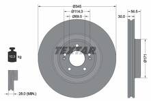 Тормозной диск Textar 92314805 для Kia Stinger 1 пок. / рестайлинг