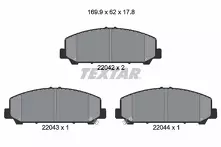 Передние тормозные колодки Textar  2204201
