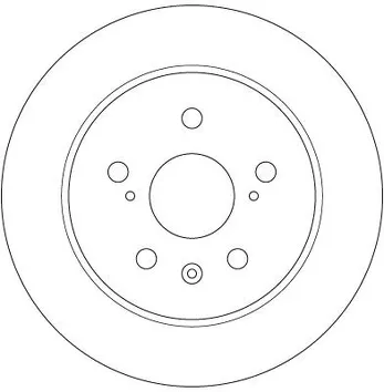 TRW DF6178 <span>тормозной диск полный</span>