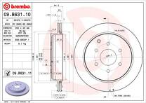 Тормозной диск Brembo Prime Line  09.B631.11