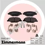 Передние тормозные колодки Zimmermann 25682.180.2 для Skoda Fabia 3 пок. / хэтчбек