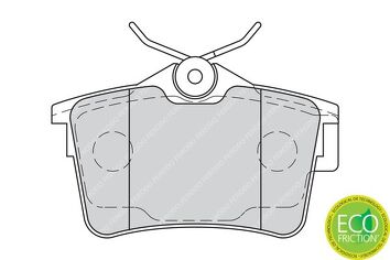 Ferodo Premier Eco Friction FDB4250 <span>тормозные колодки задние</span>