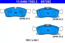 Передние тормозные колодки ATE  13.0460-7282.2