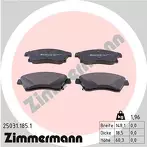 Передние тормозные колодки Zimmermann  25031.185.1