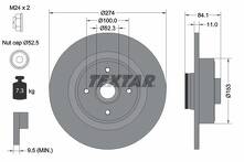 Тормозной диск Textar 92223203 для Renault Grand Scenic 2 пок.