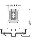 Osram LEDriving Standart PS19W 6000k 3301CW
