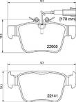 Задние тормозные колодки Brembo P 23 180 для Maserati Ghibli 3 пок. / рестайлинг