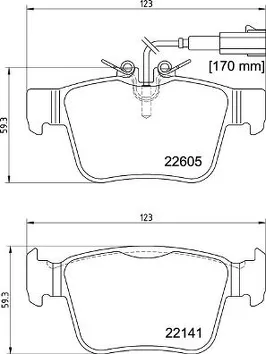 Brembo P 23 180 <span>тормозные колодки задние</span>