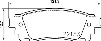 Brembo P 83 166 <span>тормозные колодки задние</span>