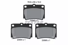 Задние тормозные колодки Textar  2359301