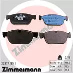 Передние тормозные колодки Zimmermann 22317.185.1 для Volvo S90 2 пок. / 234 / рестайлинг