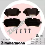 Задние тормозные колодки Zimmermann 22307.168.1 для Audi A6 C8 / седан