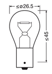 Osram Original P21W  7506-02B