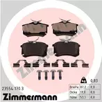 Задние тормозные колодки Zimmermann  23554.170.3