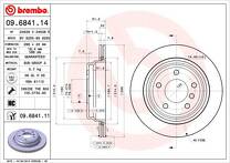 Тормозной диск Brembo Prime Line  09.6841.11
