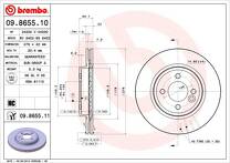 Тормозной диск Brembo Prime Line  09.8655.11