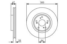 Тормозной диск Bosch  0 986 479 R24