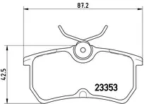 Задние тормозные колодки Brembo  P 24 047