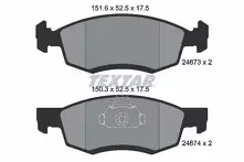 Передние тормозные колодки Textar Q+  2467301
