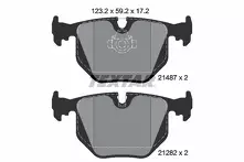 Задние тормозные колодки Textar Q+  2148703