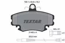 Передние тормозные колодки Textar Q+  2146304
