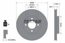 Тормозной диск Textar 92036803 для Volkswagen Caddy 2 пок. / 9K9