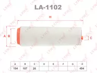 Воздушный фильтр Lynx  LA-1102