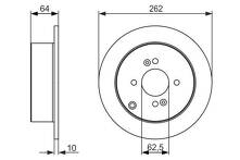 Тормозной диск Bosch  0 986 479 371