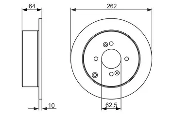 Bosch 0 986 479 371 <span>тормозной диск полный</span>