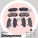 Передние тормозные колодки Zimmermann  23891.170.1