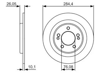 Bosch 0 986 479 A47 <span>тормозной диск полный</span>