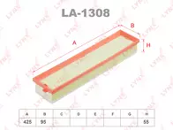 Воздушный фильтр Lynx  LA-1308