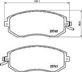Передние тормозные колодки Brembo  P 78 021