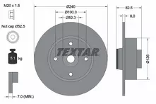 Тормозной диск Textar  92154403