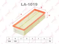 Воздушный фильтр Lynx  LA-1019