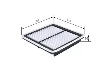 Bosch F026400206 <span>воздушный фильтр </span>