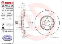 Тормозной диск Brembo Prime Line 09.B353.11 для Renault Laguna 3 пок. / купе / рестайлинг