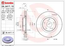 Тормозной диск Brembo Prime Line  09.A417.11